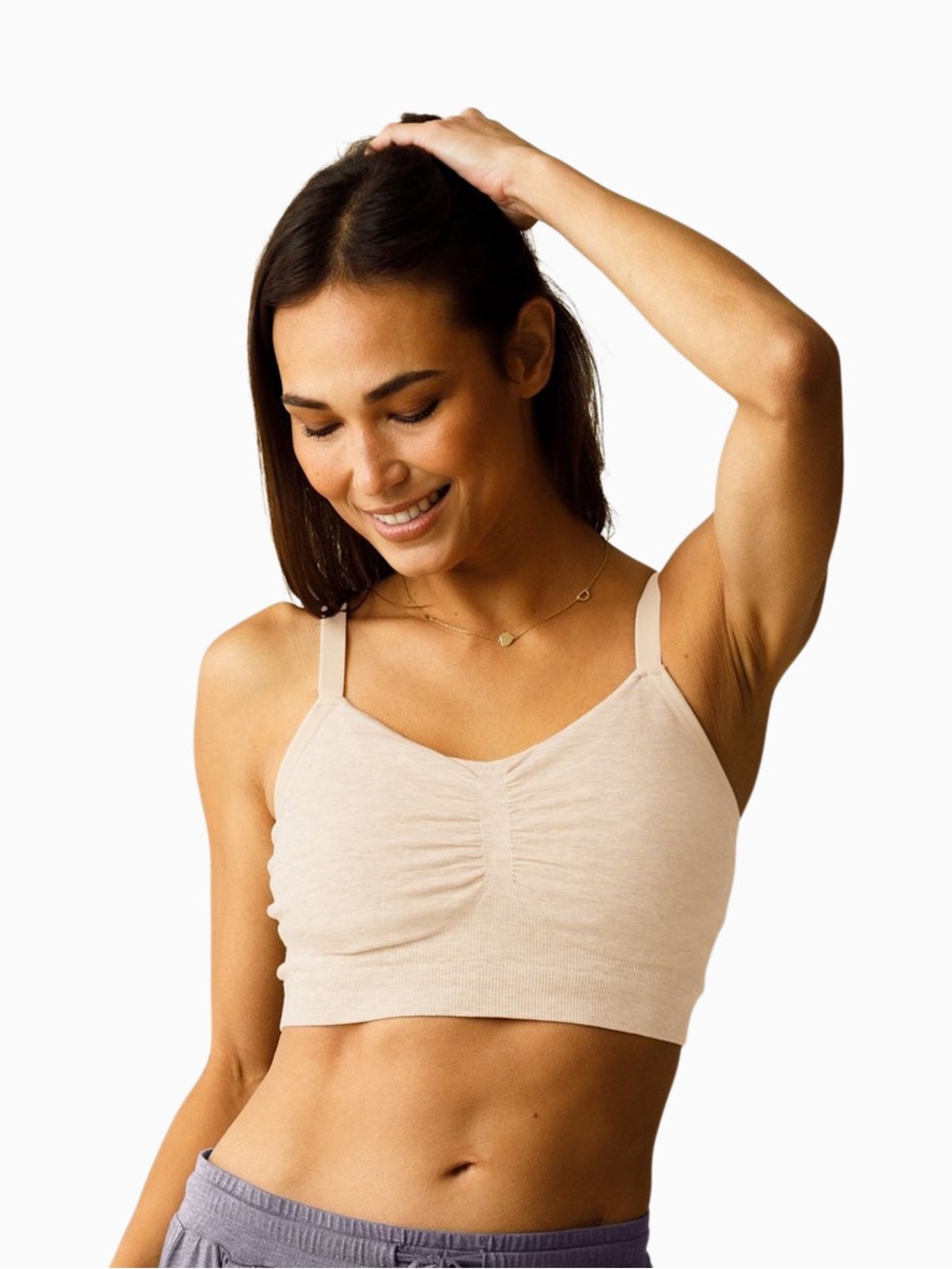 Kindred Bravely Sublime Bamboo Hands-Free Pumping Lounge & Sleep Bra Size medium